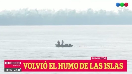 Otra vez Rosario amaneció invadida por el humo