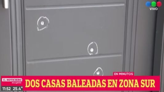 Atacaron a tiros por error dos casas de familia en zona sur
