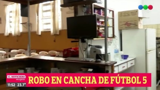 Robo solitario a las canchas de fútbol 5 en Brown al 3100