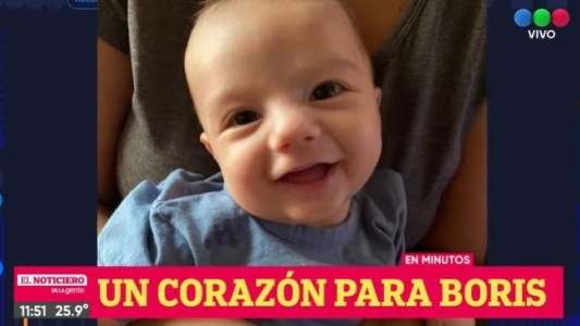 Todos por Boris, el bebé de la región que necesita un trasplante de corazón
