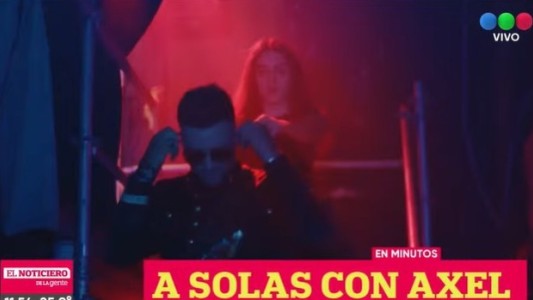 Axel pasó por Telefe Noticias para promocionar su show en Rosario