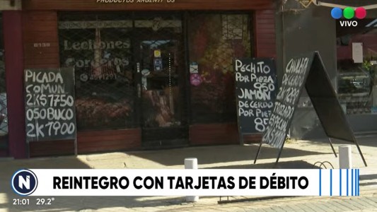 Impulsan consumo de carne con reintegros para compras con tarjeta de debito