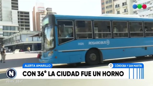 Apaguen el horno: el termómetro trepó a los 36 grados en Rosario