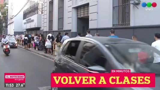 Tras dos días de paro, este viernes comenzaron las clases