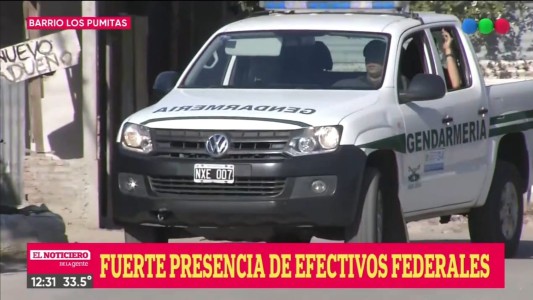 Enorme despliegue de gendarmería en Empalme Graneros