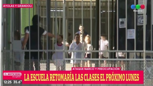 El lunes retoman las clases en una escuela baleada de Tablada