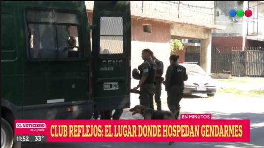 Club Reflejos: base operativa de gendarmería