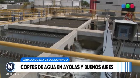 Anuncian cortes y reducción del servicio de agua para este fin de semana