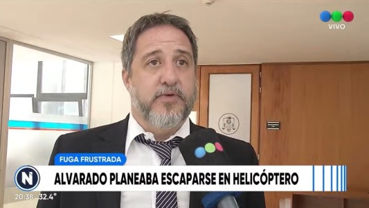 Esteban Alvarado intentó fugarse de la cárcel en helicóptero, pero lo evitaron