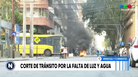 Reclamo de vecinos por falta de luz y agua en el centro rosarino