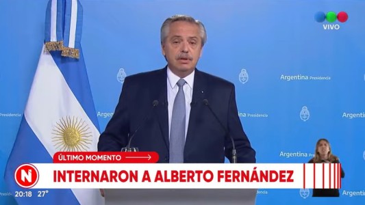 La salud de Alberto: trasladan al Presidente por un dolor lumbar