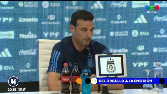 Scaloni: "Nos ven como héroes y eso es una alegría enorme"