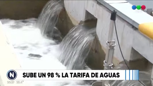 Otro golpe al bolsillo: aumenta la tarifa de agua en un 98 por ciento