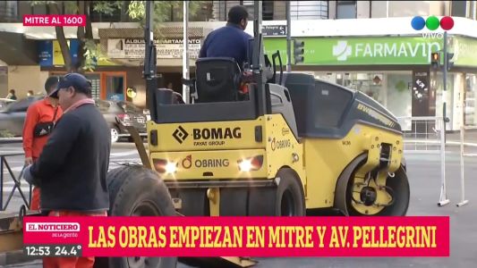Comienzan trabajos de bacheo en calle Mitre