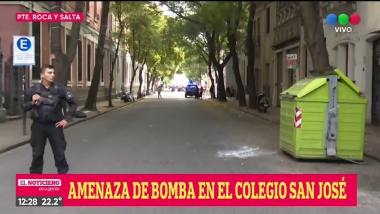Evacuaron el colegio San José por una amenaza de bomba