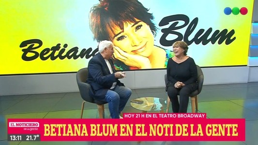 Betiana Blum presentó su obra teatral “La Pipa de la paz”