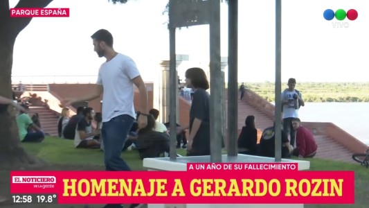 Rosario homenajeó a Gerardo Rozín con emotivo legado