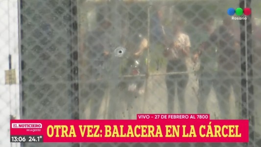 Otra vez balearon la penitenciaria de 27 de Febrero al 7800