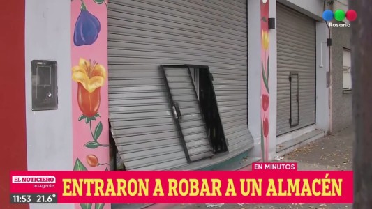 Detuvieron a un ladrón que rompió la vidriera y robó un almacén