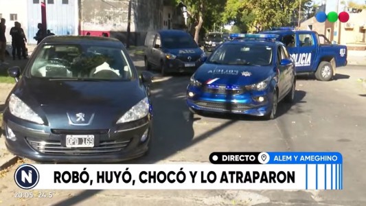 Se bajó a un kiosco, dejó el auto en marcha y un ladrón se lo robó