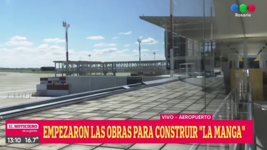 Avanzan las obras en el aeropuerto internacional de Rosario
