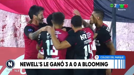 Newell's goleó y se afirmó como líder del grupo en la Sudamericana