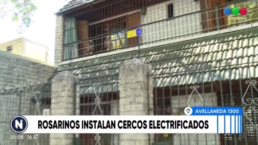 Cada vez más rosarinos optan por poner cercos electrificados en sus casas