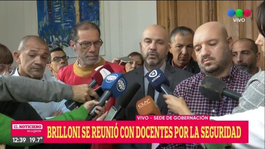 Docentes rosarinos se reunieron con el Ministro de Seguridad por las balaceras a escuelas