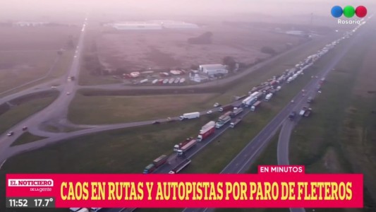 Transportistas cortan rutas y paran puertos de todo el país