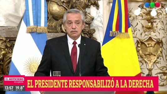 Tensión cambiaria: el Presidente acusó a "la derecha" y ratificó a Pesce en el Banco Central