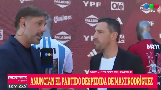Partido despedida a Maxi Rodríguez: "Messi es uno de los invitados"