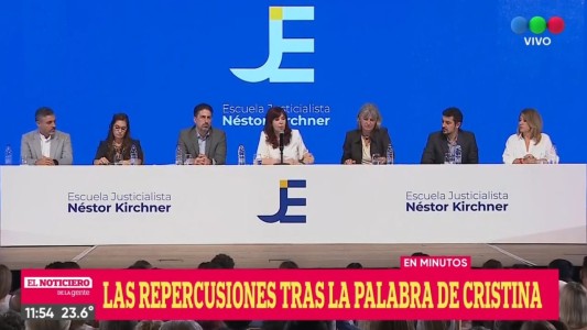 Cristina sobre su candidatura: "Yo ya viví, ya di lo que tenía que dar"