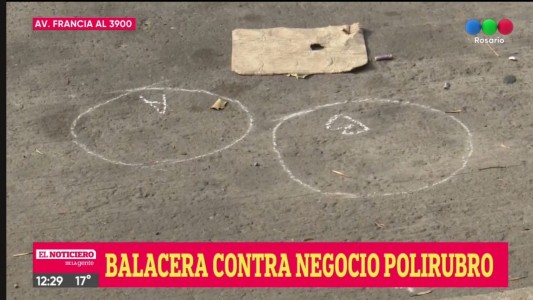 Balacera y amenaza contra polirubro de Francia al 3900