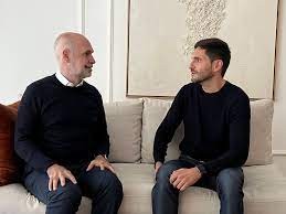 Horacio Rodríguez Larreta con Maximiliano Pullaro