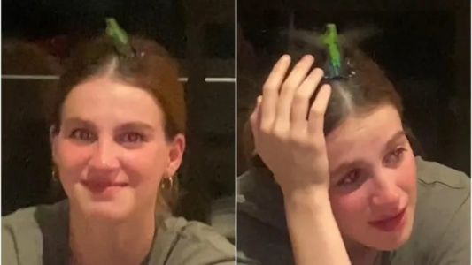 Un colibrí se posó sobre su cabeza y todo fue emoción: “Gracias por volver”