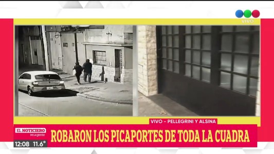 Masivo robo de picaportes en Pellegrini y Alsina