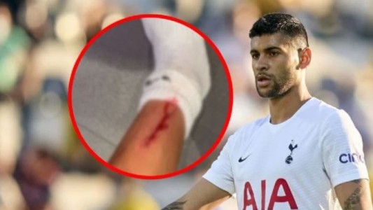 "Nada, todo pelota": Cuti Romero volvió a entrenar en el Tottenham y fue directo a la pierna de un compañero