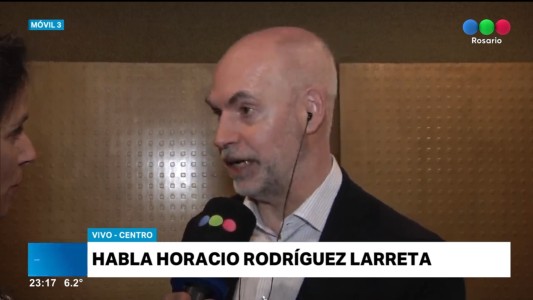 Exclusivo: Horacio Rodríguez Larreta en Telefe Noticias