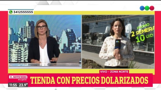 Una tienda de ropa puso sus precios en dólares y desató la polémica