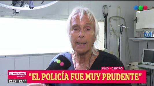 Cómo es el estado de salud del pitbull baleado por el policía