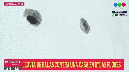 Feroz balacera con más de 30 disparon contra una casa en zona sur