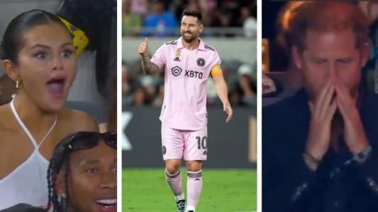 Varias celebridades de Hollywood fueron a ver a Messi
