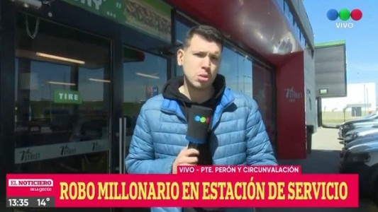 Robaron 3 millones de pesos de una estación de servicio