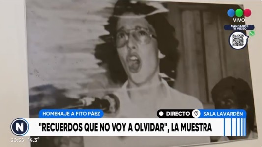 Inauguraron muestra que recorre la vida de Fito Páez