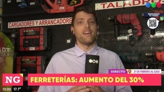 Ferreteros alertan que en el último mes tuvieron aumentos de precios del 30%