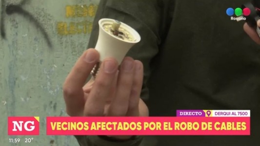 El robo de cables quemó los electrodomésticos y dejó sin luz a los vecinos de zona sur