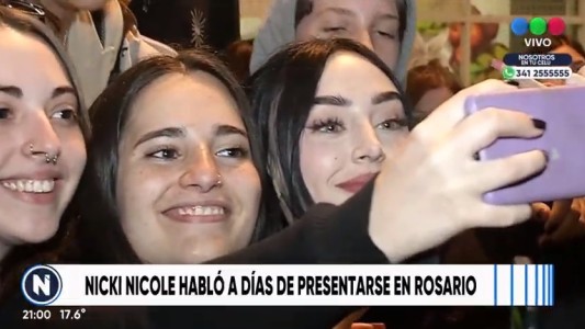 Rosario revolucionada a dos días del show de Nicki Nicole