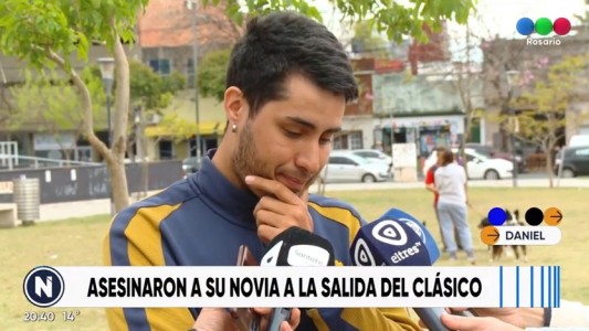 El dolor del novio de Ivana, la hincha de Central asesinada tras el clásico