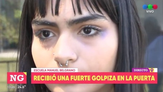 Brutal golpiza a una adolescente en la puerta de la Escuela Manuel Belgrano