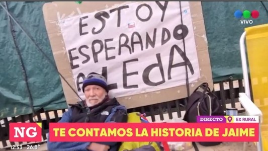 Quién es Jaime, el chileno que espera a Leda hace diez días